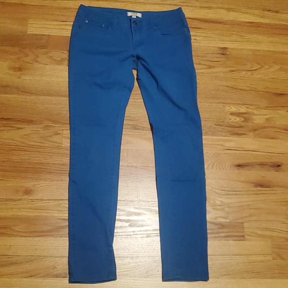 Bright Blue Denim Skinny Jeans